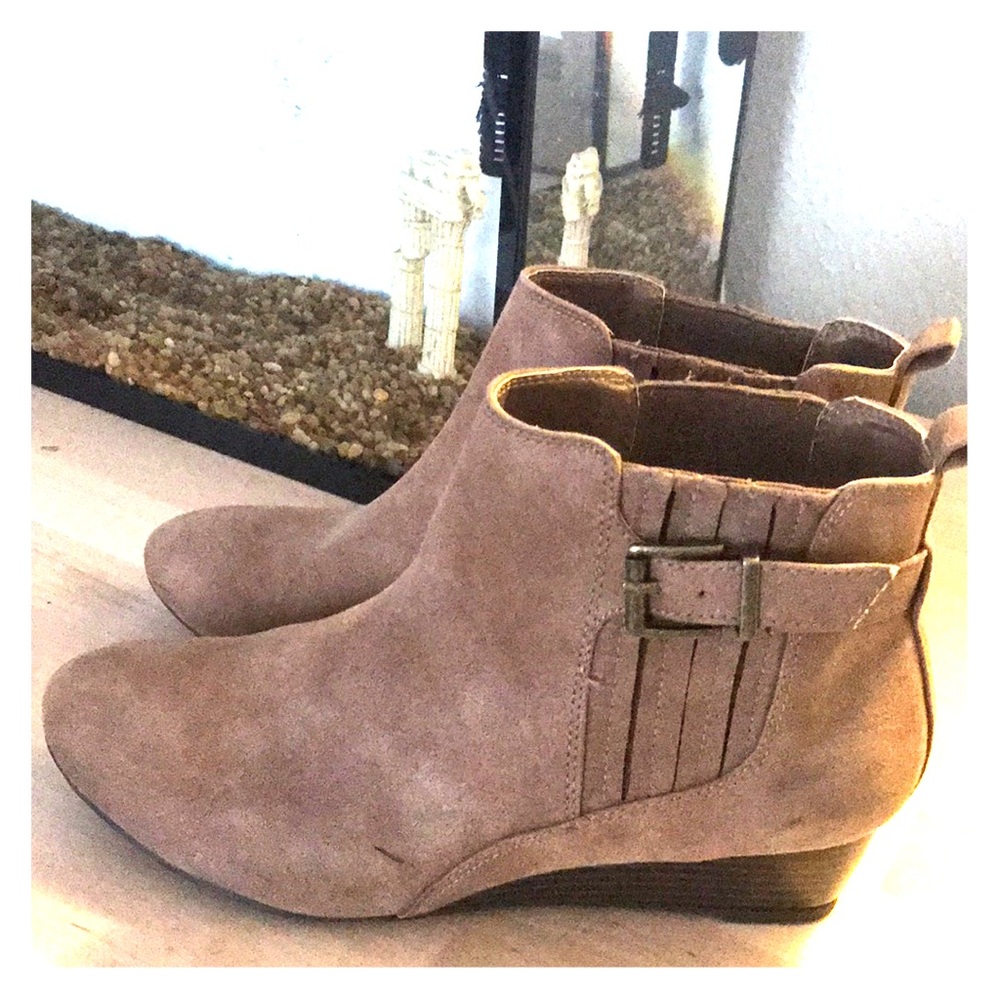 MIA booties w/ wedge